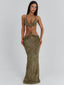 SLACIA MAXI DRESS KHAKI Maxi Dress 