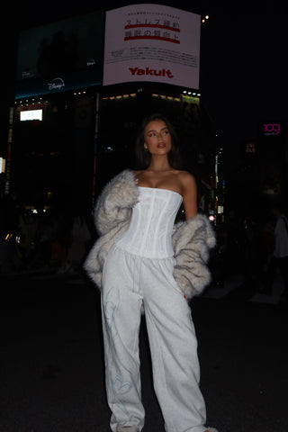 SOLA MESH CORSET TOP WHITE Corset 