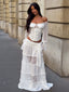 SOLALNES SKIRT WHITE Maxi Skirt 