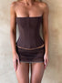 SOLA MESH CORSET CHOCOLATE BROWN Corset 