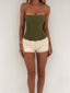 SOLA MESH CORSET TOP KHAKI Corset 