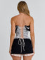 SOLARA MINI DRESS CREAM BLACK Mini Dress 