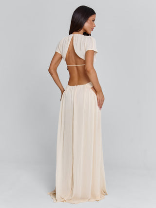 SOLEIA TOP CREAM Crop Top 