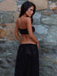 SOREN TOP BLACK Crop Top 