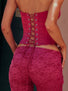 SUMMEI CORSET TOP BURGUNDY Corset 