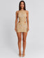SURI MINI DRESS GOLD Mini Dress 