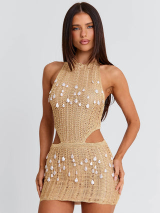 SURI MINI DRESS GOLD Mini Dress 