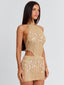 SURI MINI DRESS GOLD Mini Dress 