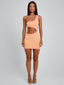 SUSANNA MINI DRESS ORANGE Mini Dress 