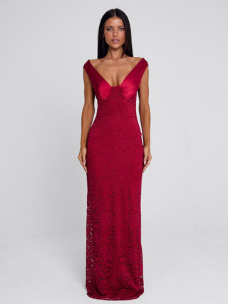 Women's Sylora Maxi Dress Red in Size Medium by Outcast Women's Sylora Maxi Dress Red in Size Medium by Outcast