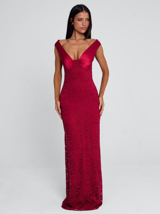 Women's Sylora Maxi Dress Red in Size Medium by Outcast Women's Sylora Maxi Dress Red in Size Medium by Outcast