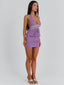 TAHLIAH MINI DRESS PURPLE Mini Dress 