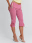 LENNIX CAPRI PANT RED GINGHAM Pants 