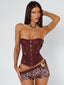 TEMPTATION CORSET DARK MAUVE Corset 