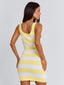 TERESA MINI DRESS YELLOW STRIPE Mini Dress 
