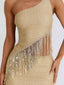 TESZA MINI DRESS GOLD Mini Dress 