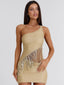 TESZA MINI DRESS GOLD Mini Dress 