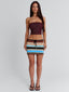 THERESA TOP BURGUNDY Crop Top 