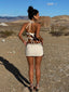 TIAN MINI DRESS CREAM Mini Dress 