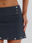 TONDRA MINI SKIRT GREY Mini Skirt 
