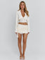 TOSCANA SKIRT IVORY Mini Skirt 