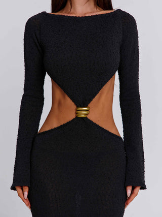 TOVA MAXI DRESS BLACK