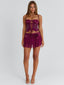 TRESNA MINI SKIRT PLUM Mini Skirt 