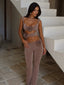 TRINETTE JUMPSUIT LATTE Jumpsuit 