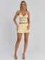 TRIXI MINI SKIRT YELLOW Mini Skirt 