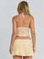 TRIXI MINI SKIRT YELLOW Mini Skirt 