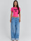 TROPHY EX BABY TEE PINK Crop Top 