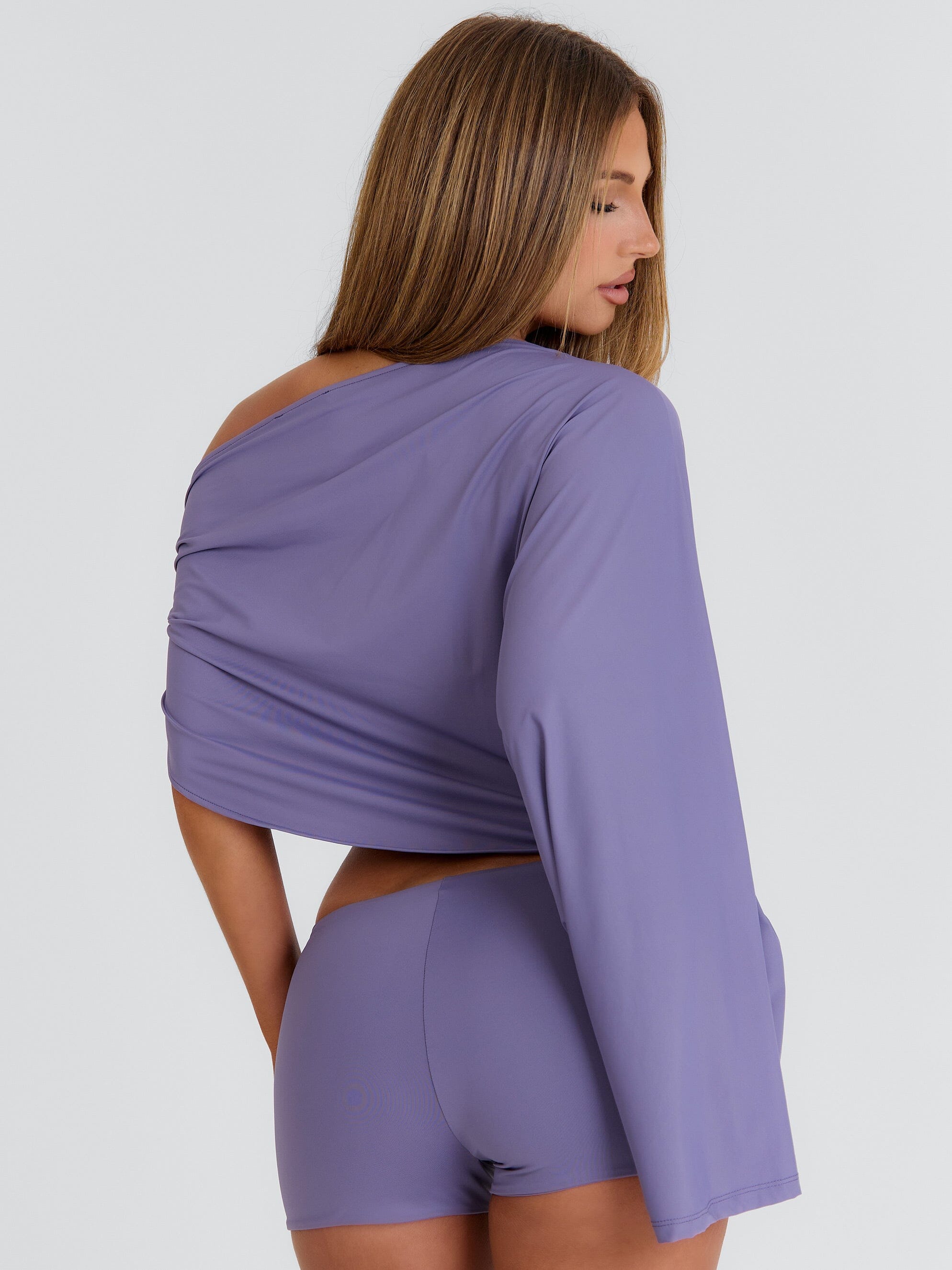 Trudy Playsuit Purple | Outcast USA