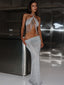 TYLA CROP TOP SILVER Crop Top 