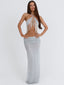TYLA MAXI SKIRT SILVER Maxi Skirt 