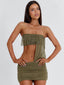ULYSSA MINI DRESS KHAKI Mini Dress 