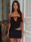 UMA MINI DRESS BLACK SHIMMER Mini Dress 