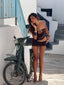 UMA MINI DRESS CHOCOLATE Mini Dress 