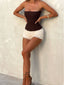 SOLA MESH CORSET CHOCOLATE BROWN Corset 