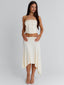 VAL MIDI SKIRT CREAM Midi Skirt 