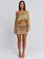 VALINA TOP GOLD Crop Top 