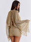 VANNA MINI DRESS GOLD Mini Dress 