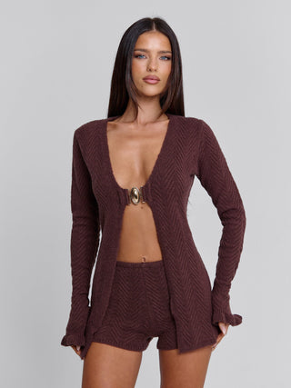 VELMA TOP CHOCOLATE Top 