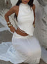 VERONICA MAXI SKIRT WHITE Maxi Skirt 