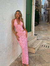 VIDA MAXI DRESS PINK Maxi Dress Dali Factory 