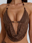 VIER TOP CHOCOLATE Crop Top 