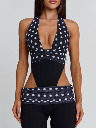 VIRELLE JUMPSUIT BLACK POLKA DOT Jumpsuit 