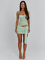WABELLA MINI DRESS MINT GREEN Mini Dress 
