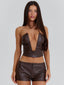 WHITNY CORSET TOP CHOCOLATE Corset 