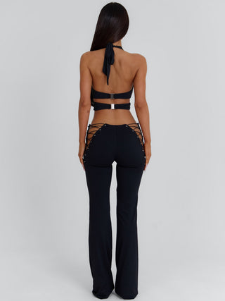 WILOH CROP TOP BLACK Crop Top 