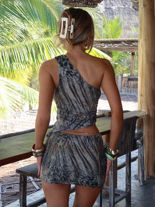 WOLFE TOP SAFARIA Crop Top 